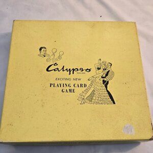CALYPSO Vintage Playing Card Game 4 Decks by USPCC Complete With Rules 1955